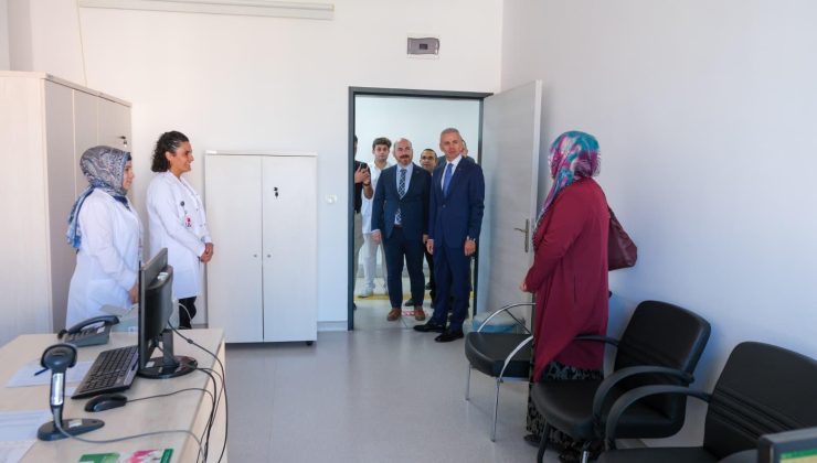 Vali ÇİÇEKLİ Karaman Sağlıklı Hayat Merkezi’ni Ziyaret Ederek İncelemelerde Bulundu
