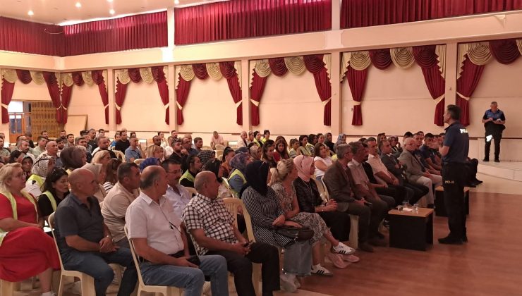 Ereğli’de Öğrenci Servisleri ve Rehber Personellere Trafik Güvenliği Eğitimi