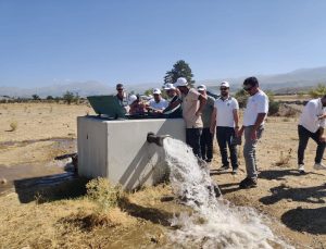 Ereğli İvriz Sol Sahil Sulaması Yenileme İnşaatı İşinde Kesin Kabul Çalışmaları Tamamlandı