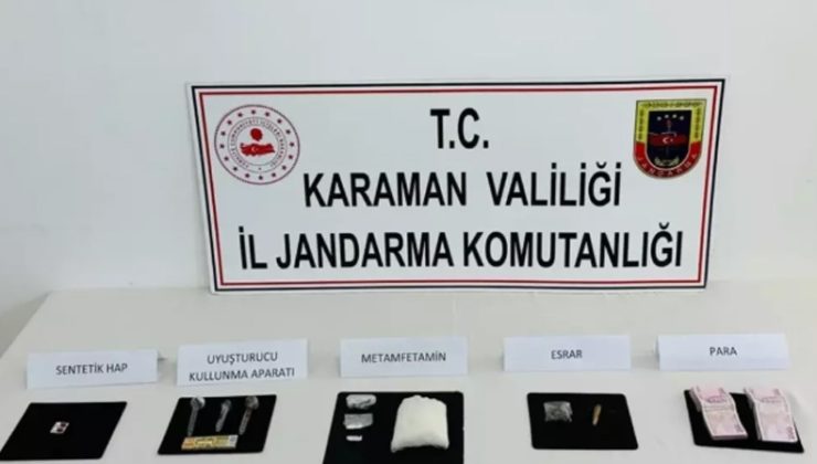 Karaman’da Uyuşturucu Operasyonu