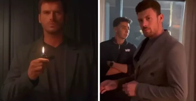 Kıvanç Tatlıtuğ’un dublörü görüntüleri paylaştı! Benzerlik dikkat çekti