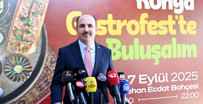 BAŞKAN ALTAY HERKESİ “KONYA GASTROFEST”E DAVET ETTİ
