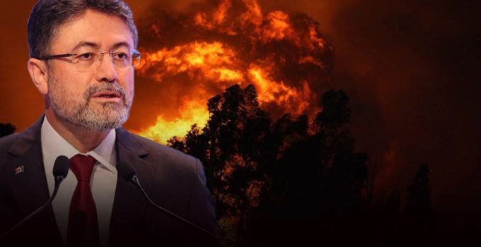 Tarım ve Orman Bakanı İbrahim Yumaklı: Karabük-Kastamonu sınırında yangın sürüyor.