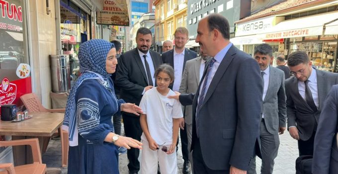 Başkan Altay Ereğli’de Esnafları Ziyaret Etti