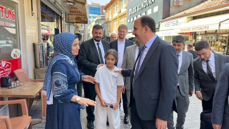 Başkan Altay Ereğli’de Esnafları Ziyaret Etti