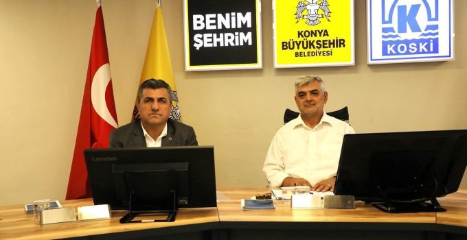 DSİ ve KOSKİ Konya’da Kuraklığa Karşı Yürütülecek İşbirliğini Değerlendirdi