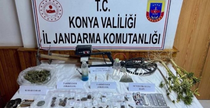 Ereğli’de tarihi eserler ele geçirildi