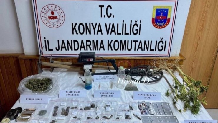 Ereğli’de tarihi eserler ele geçirildi