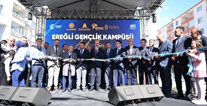 Büyükşehir Konya’nın en büyük Gençlik kampüsü’nü Ereğli’de açtı