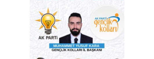 AK Parti Karaman İl Gençlik Kolları Başkanı Yusuf Kara Görevinden İstifa Etti
