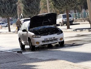 Ereğli’de Otomobil Yandı