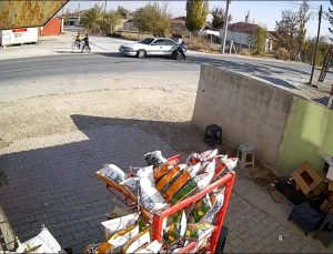 Ereğli’deki Kaza Güvenlik Kamerasına Yandısı