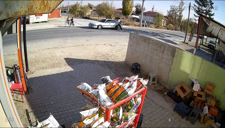 Ereğli’deki Kaza Güvenlik Kamerasına Yandısı