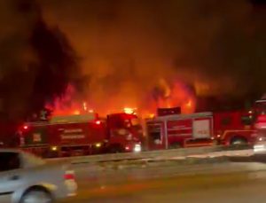 Ereğli 6 iş yeri yandı