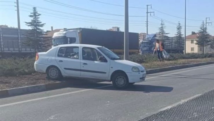 Ereğli’de Maddi Hasarlı Trafik Kazası Meydana Geldi