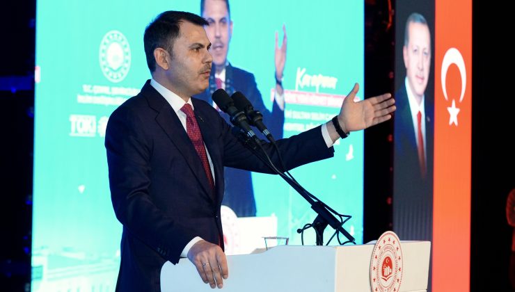 Bakan Kurum Karapınar’da Açılış ve Temel Atma Törenine Katıldı