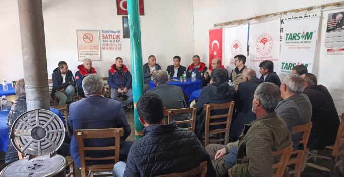 ”Çiftçilerimizle Bir Araya Gelindi”