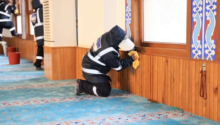 Ereğli’de Camilere Ramazan Ayı Bakımı