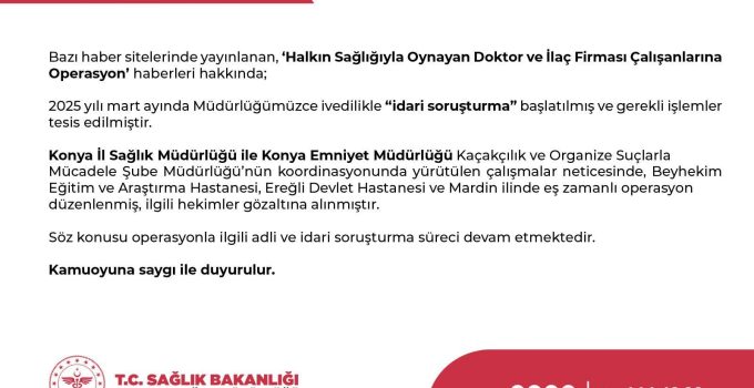 Ereğli’de Hekimler Gözaltına Alındı