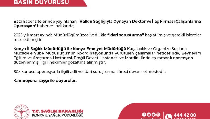 Ereğli’de Hekimler Gözaltına Alındı