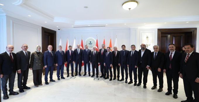 Konya Protokolü İçişleri Bakanı Çiftçi’ye Hayırlı Olsun Ziyaretinde Bulundu