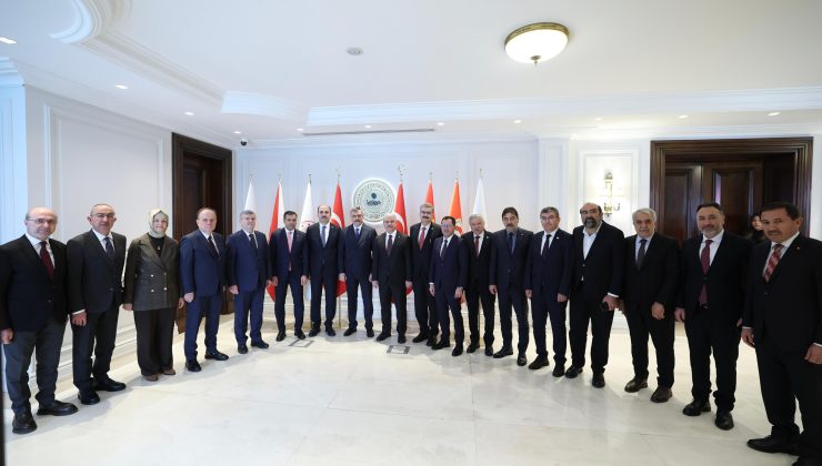 Konya Protokolü İçişleri Bakanı Çiftçi’ye Hayırlı Olsun Ziyaretinde Bulundu