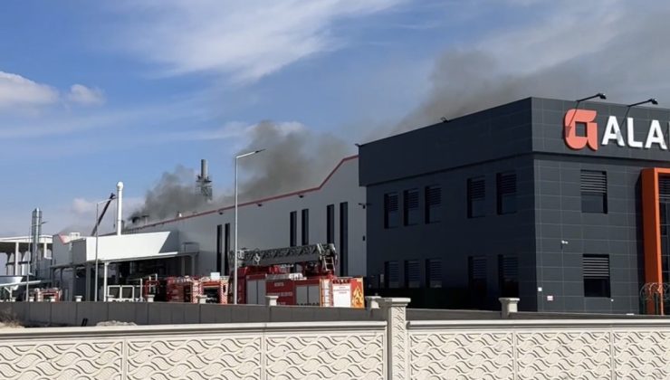 Ereğli’de organize sanayi bölgesinde bir fabrikada yangın çıktı