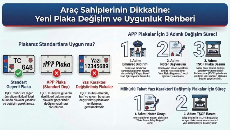 EGM’den APP Plaka Açıklaması