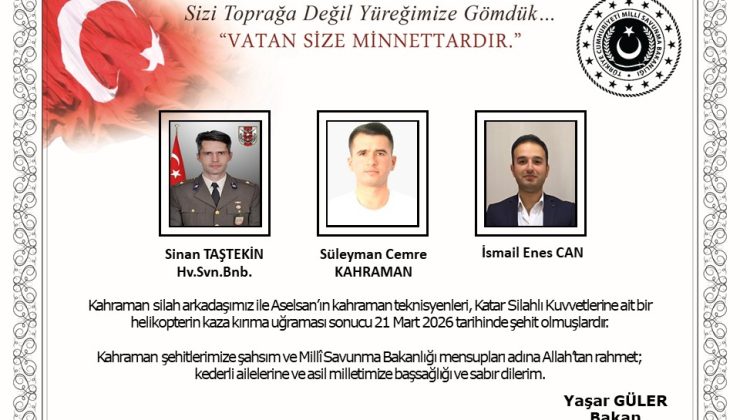 Şehidlerimizin İsmi Açıklandı