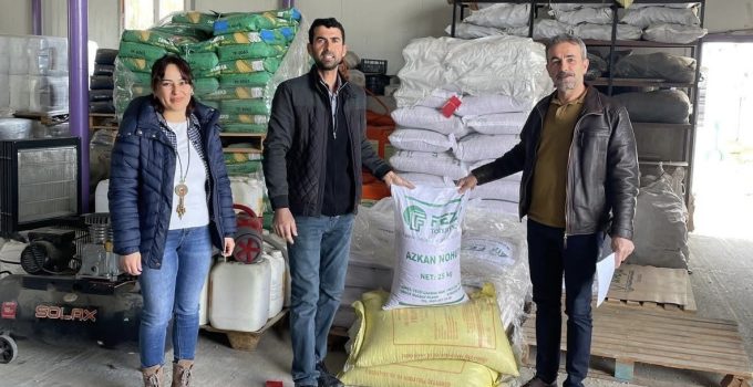 Ereğli’de çiftçilere nohut tohumu dağıtıldı