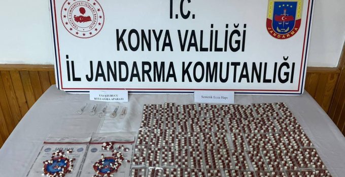 Ereğli’de uyuşturucu operasyonu: 1014 adet hap ele geçirildi