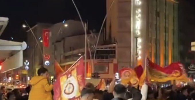 Ereğli’de Galatasaraylılar kutlama yaptı