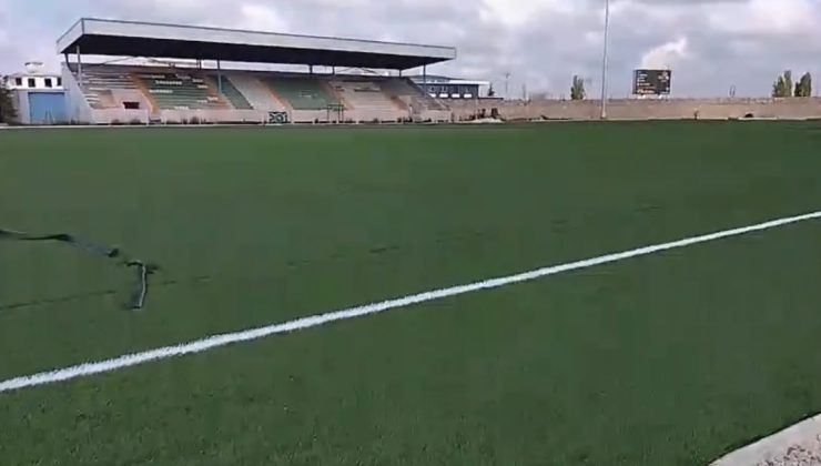 Ereğli Atatürk  Stadyumu’nda  çalışmalar son aşamaya geldi