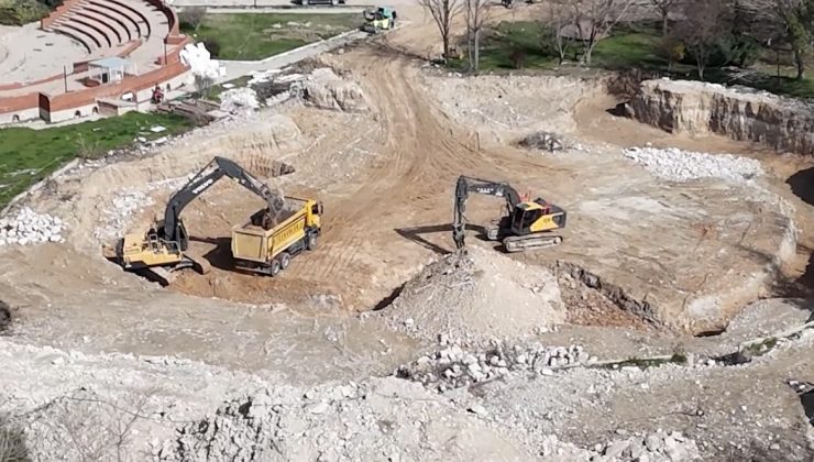 Ereğli Atatürk Kültür Parkı’nda çalışmalar devam ediyor