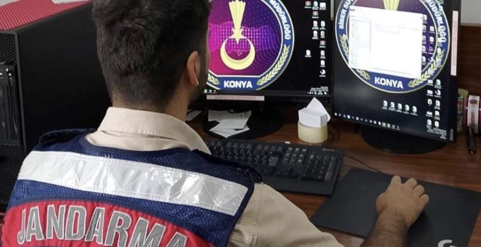 Konya İl Jandarma Komutanlığı binlerce yasa dışı içerik tespit etti