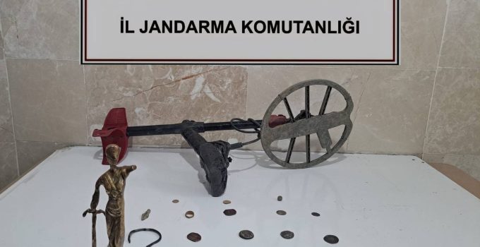 Konya’da tarihi eser yakalandı