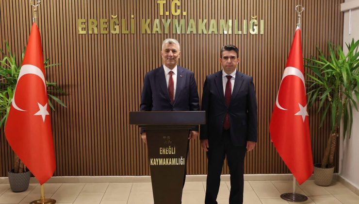TİCARET BAKANI ÖMER BOLAT EREĞLİ KAYMAKAMLIĞI’NI ZİYARET ETTİ