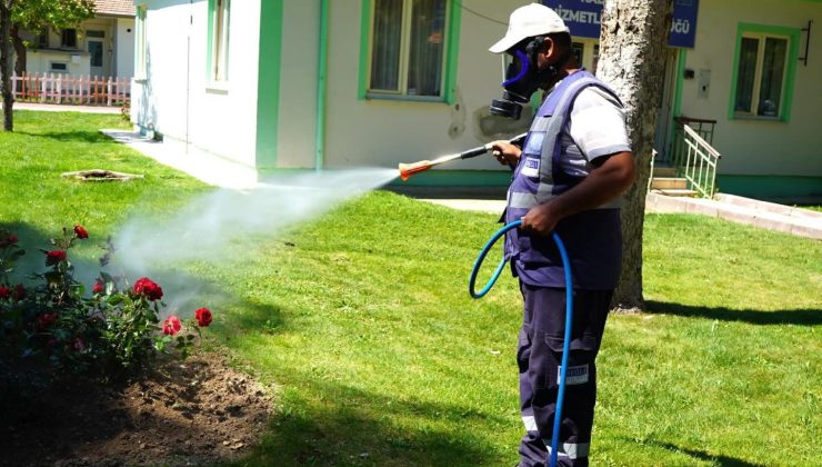 Ereğli’de sivrisinek ve haşerelere karşı ilaçlama çalışmaları sürüyor