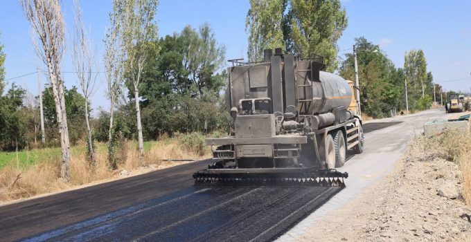 Ereğli Belediyesi’nden Çimencik Mahallesi’nde Soğuk Asfalt Çalışması