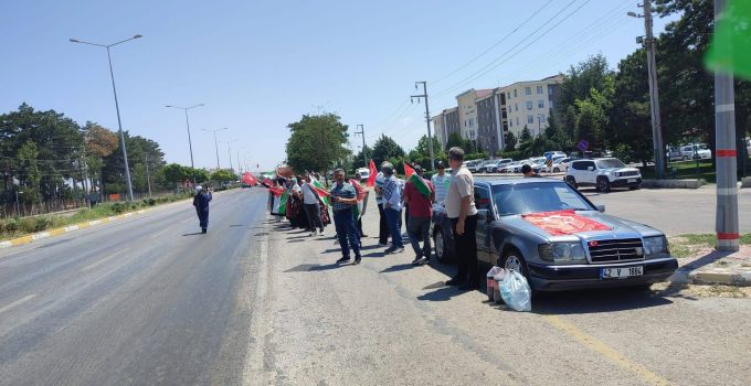 Uluslararası Filistin Konvoyu Ereğli’ye Ulaştı