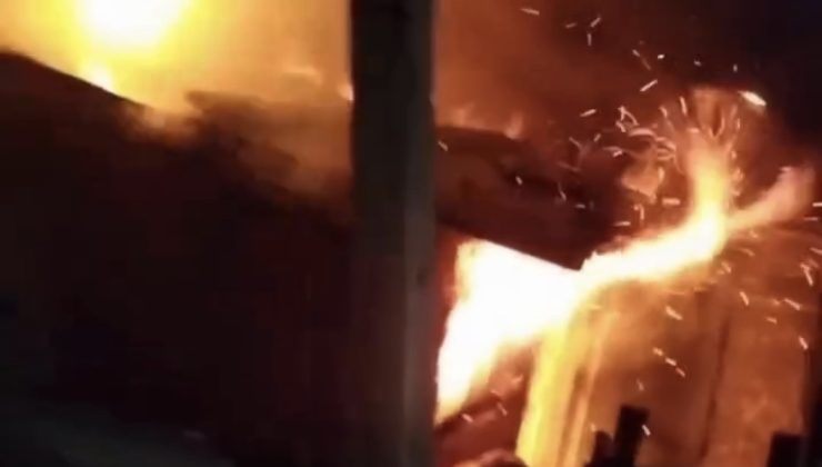 Hıdırlı Mahallesi’nde Kümes Yangını