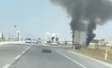 Ereğli-Konya Yolunda TIR Yangını