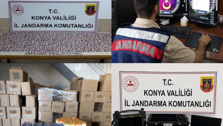 Konya Jandarması Ağustos Ayında Suçlulara Göz Açtırmadı