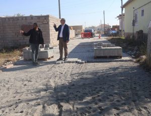 Başkan Mertcan Yol Çalışmalarını Yerinde İnceledi