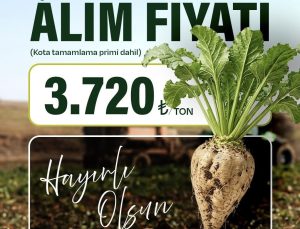 2026 YILI ŞEKER PANCARI ALIM FİYATI AÇIKLANDI